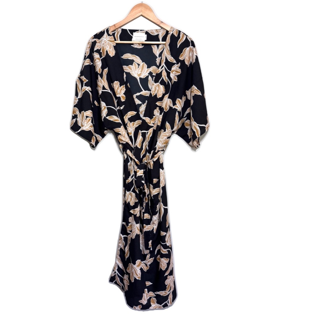 Anthropologie Maison Du Soir Selena Black Floral … - image 4